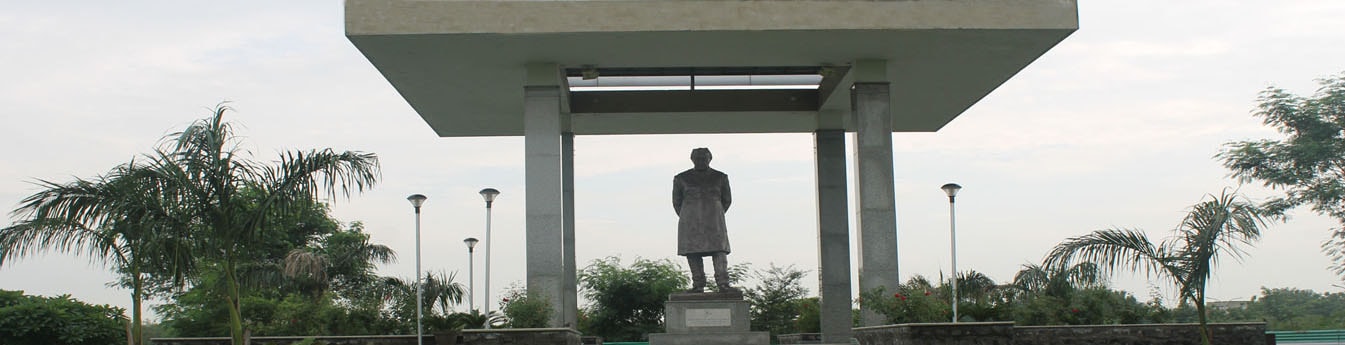 Nehru Plaza where statue of Pandit Jawahar Lal Nehru is located