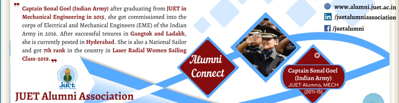 Alumni Connect - Captain Sonal Goel (Indian Army) - A 2015 Mechanical Engineering Passout